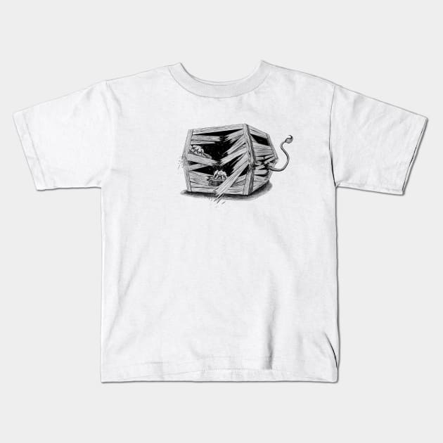 Beast Within Kids T-Shirt by mattleckie